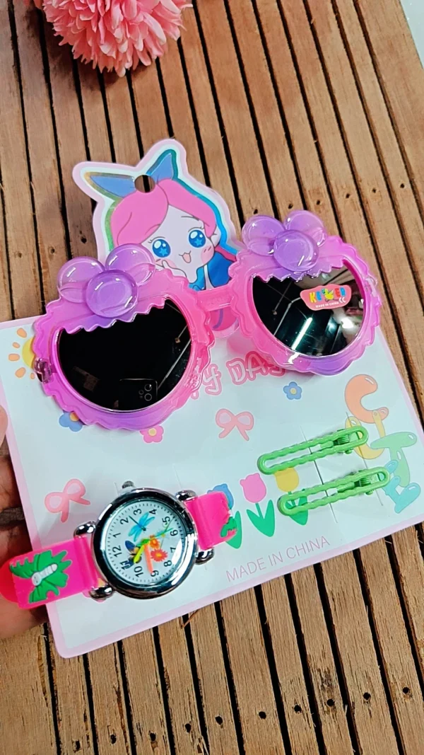 Adorable Goggle, Clip & Watch Gift Set