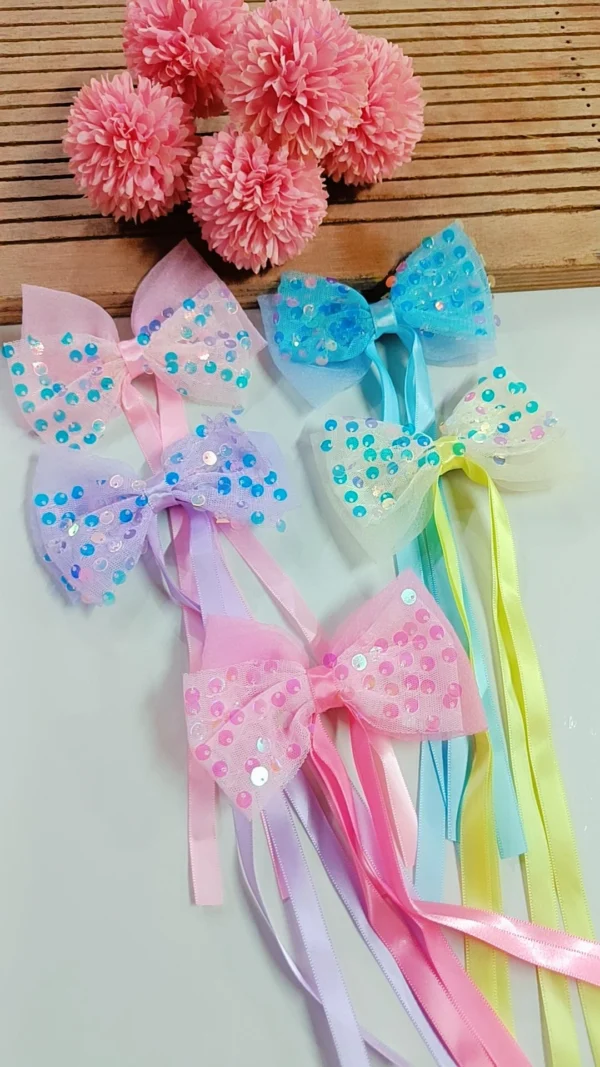 Sequins bow