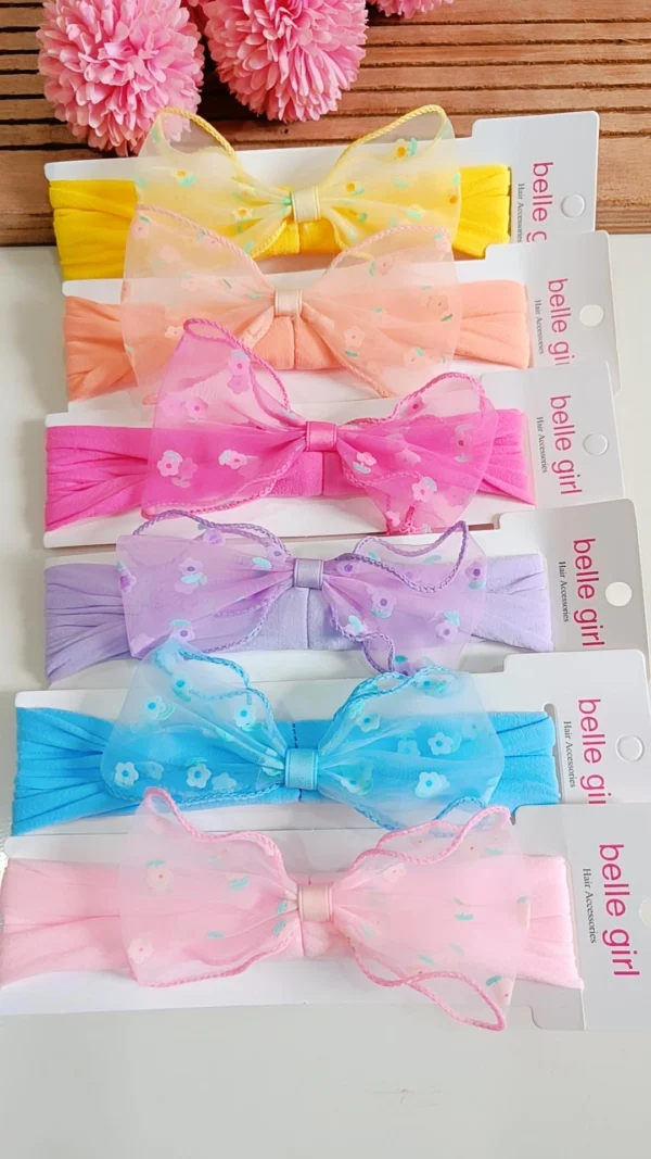 Floral fancy headbands