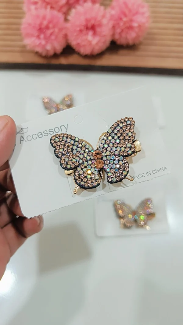 Stone butterfly Hairclip